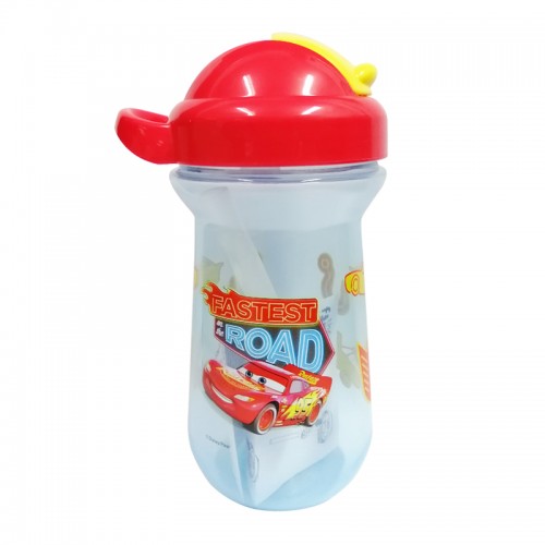 The First Years Disney Cars 10oz Flip Top Straw Cup | 18 months+